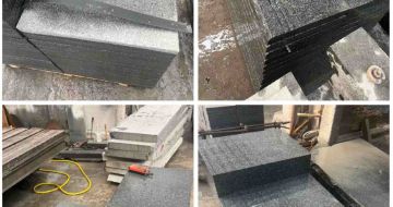 聊城 芝麻黑地铺石材