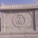 聊城 芝麻白花岗岩屏风，照壁，影壁