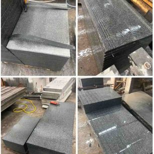 聊城 芝麻黑地铺石材