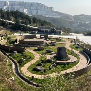 聊城仿古石铺装整体效果