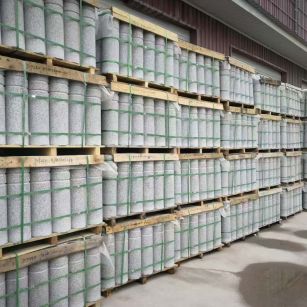 聊城 芝麻白挡车柱、阻车桩、隔离柱