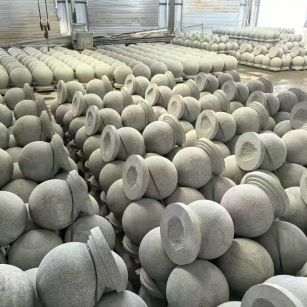 聊城石材挡车球