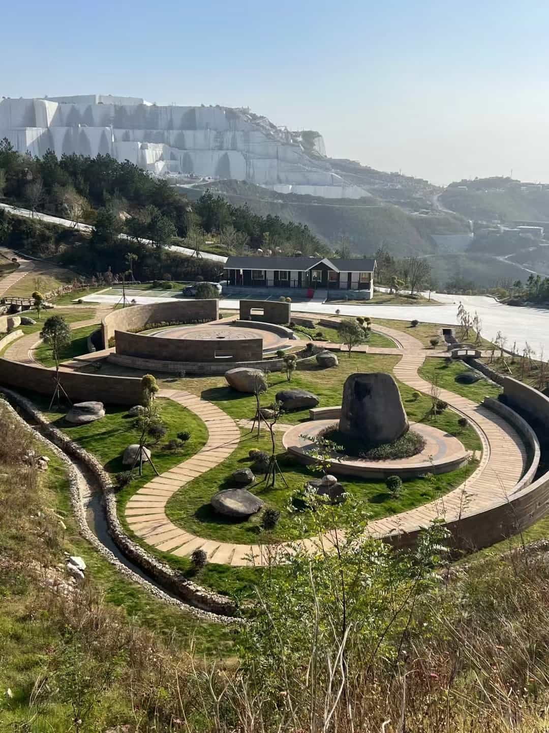 聊城仿古石铺装整体效果