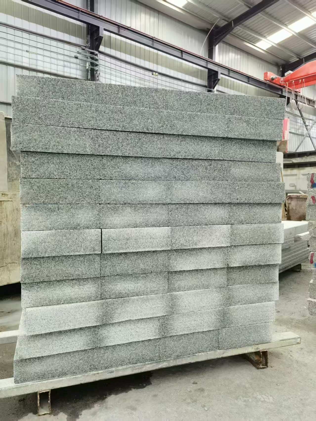 聊城 芝麻白10公分300*600广场地铺，A料定制，尺寸标准，厚薄均匀