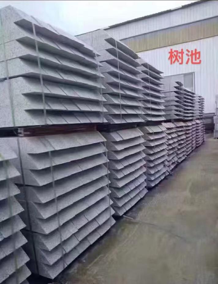 聊城 芝麻灰切头树池