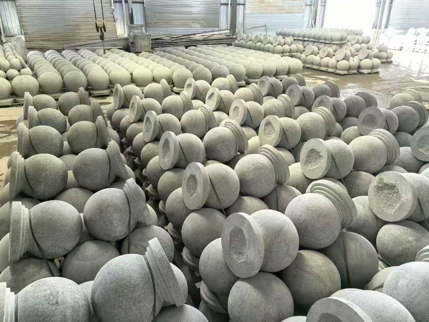 聊城石材挡车球