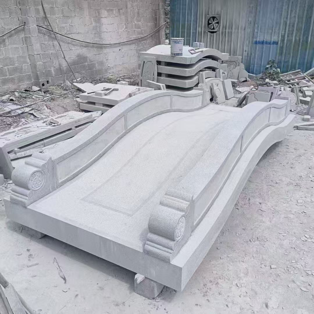 聊城 芝麻灰花岗岩园林景观 小石桥