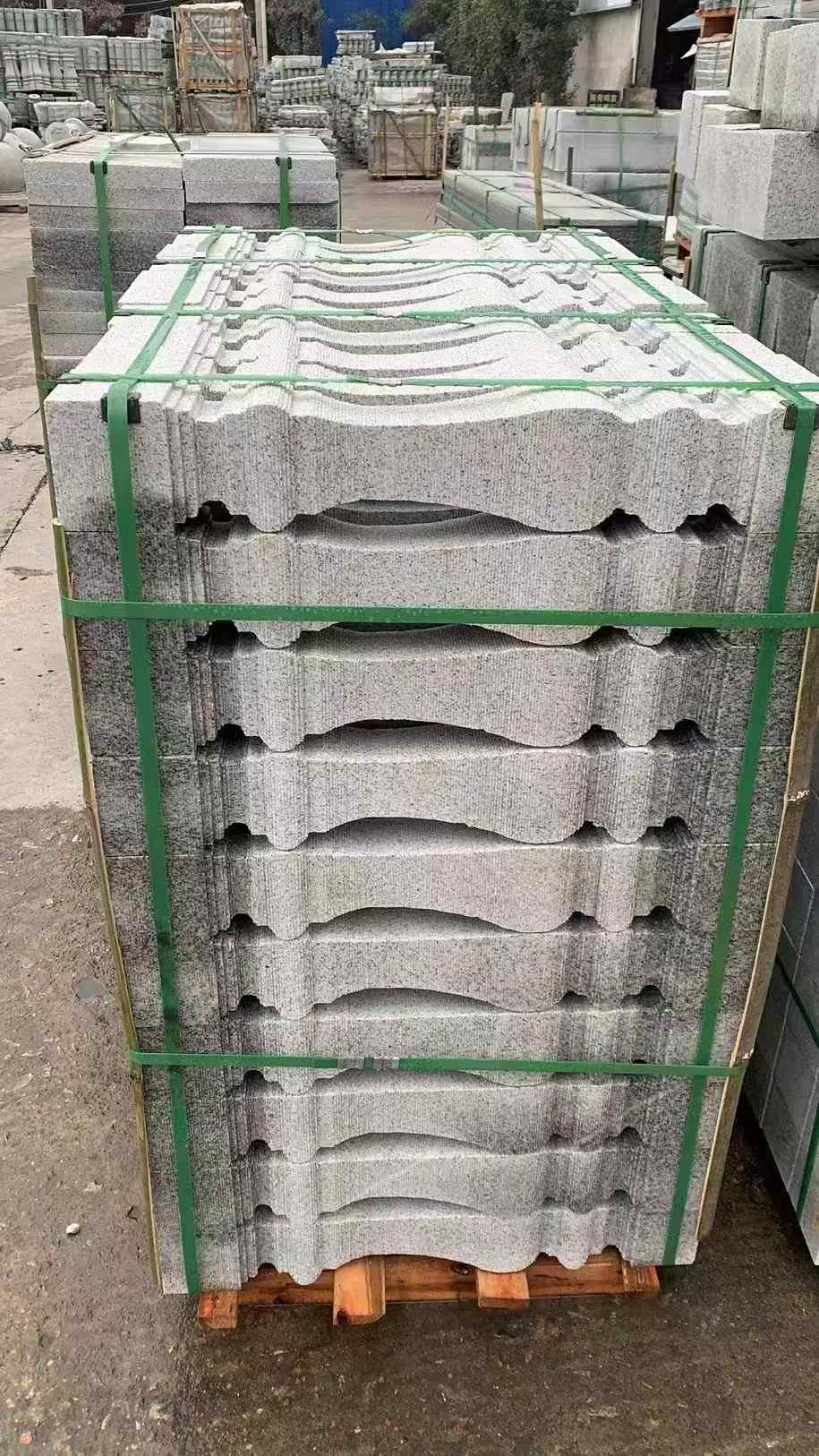 聊城 芝麻白方形拉丝面，栏杆花瓶柱